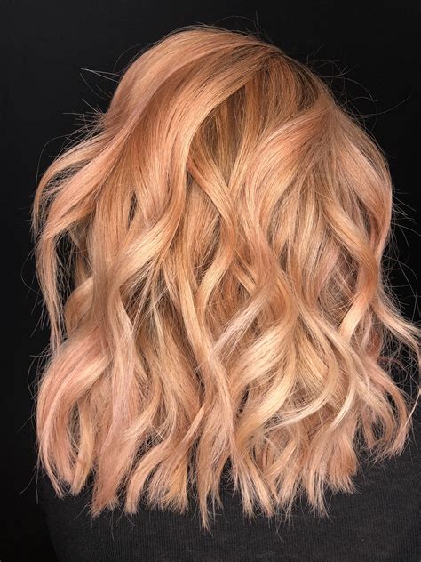 strawberry blonde balayage